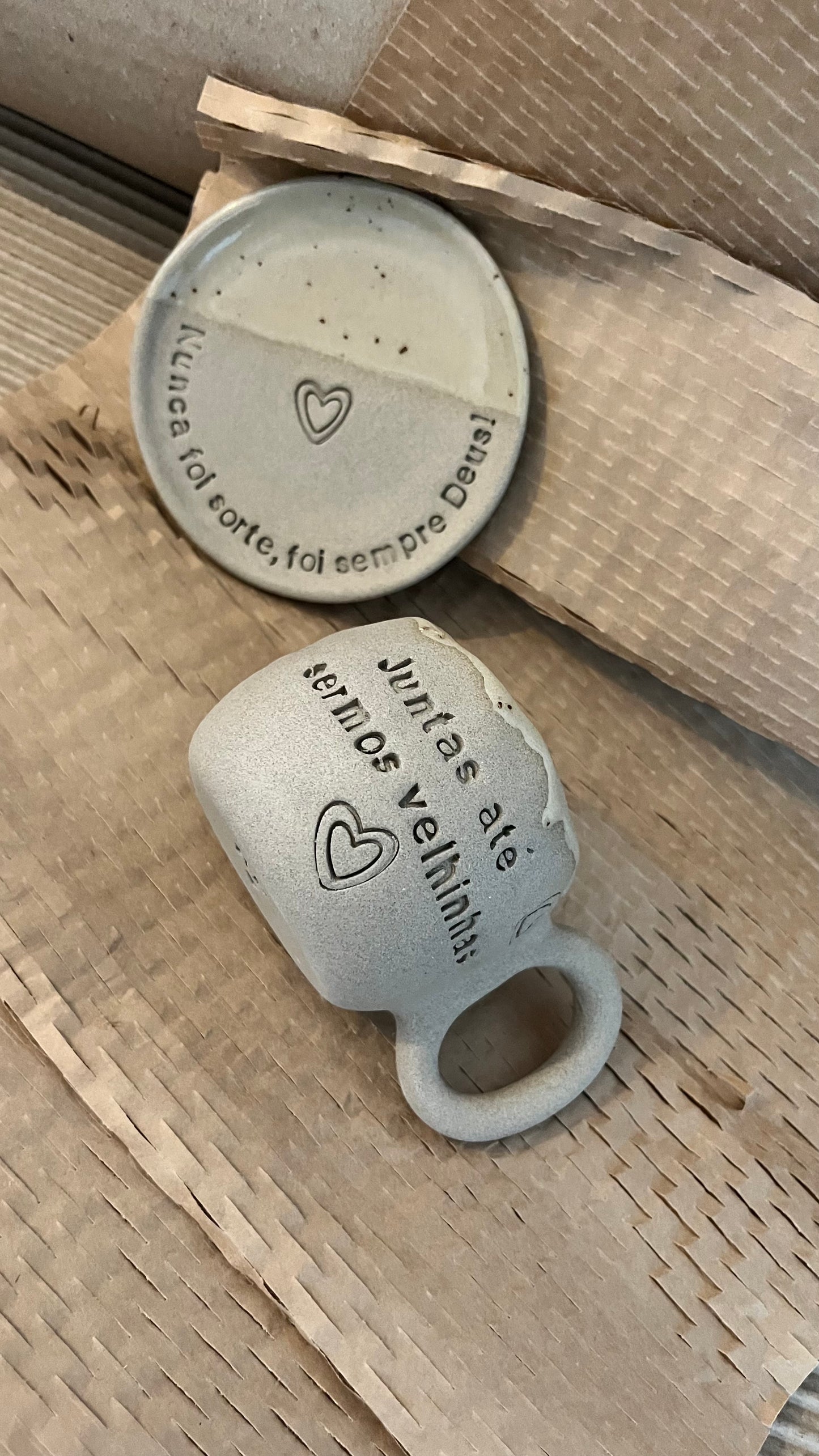 Conjunto Café Amor Perfeito - APENAS DISPONÍVEL POR ENCOMENDA