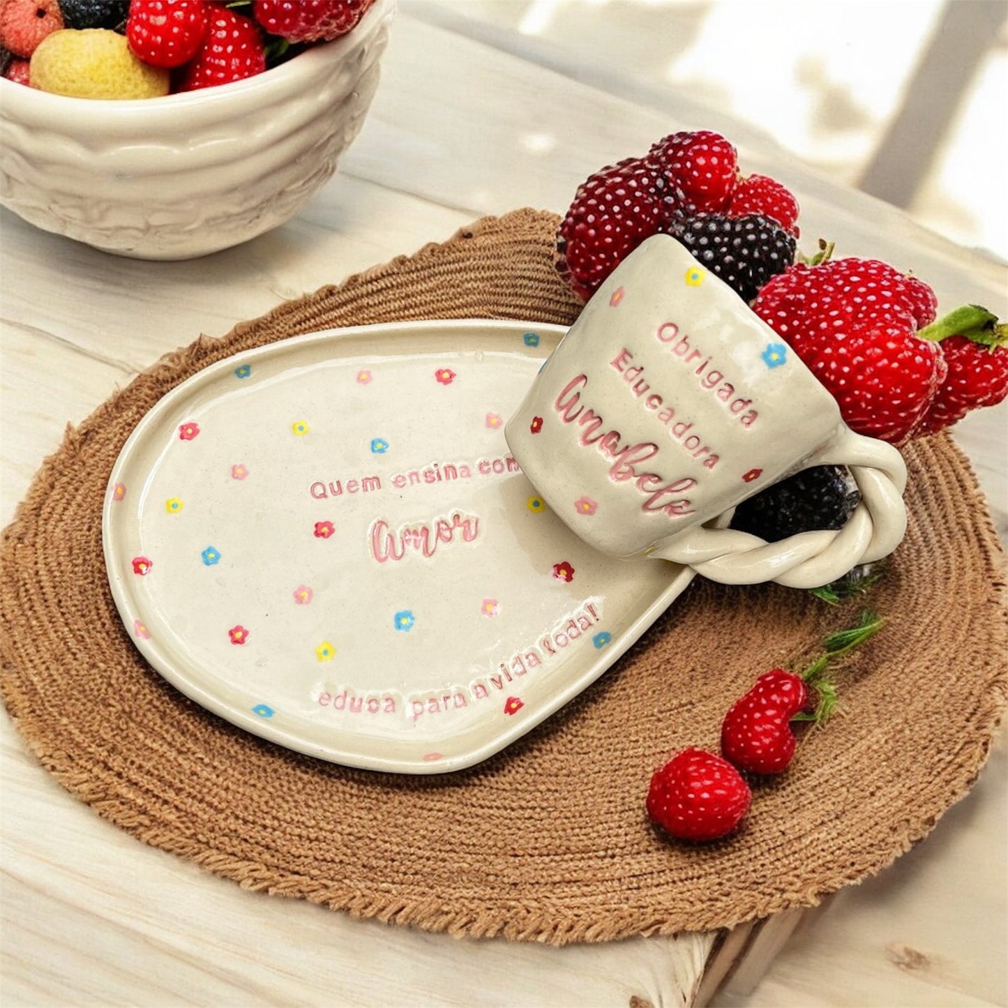 Conjunto Pequeno-almoço Adele - APENAS DISPONÍVEL POR ENCOMENDA!